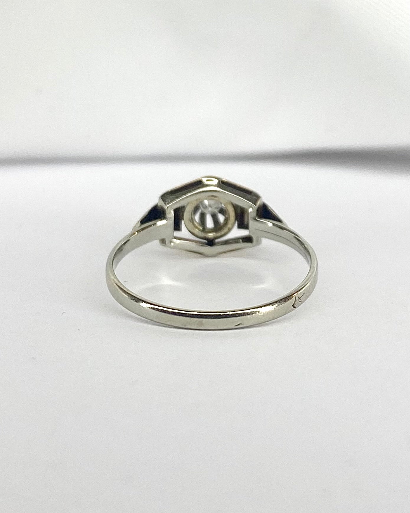 Bague Tank Diamant "Solene" - Elliade Paris