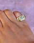 Bague Tank Diamants 0.28 carat "Angelina" 4.29g - Elliade Paris