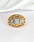 Bague Tank Diamants 0.35 carat & Or 18 carats 7,58g "Lana" - Elliade Paris