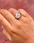 Bague Tank Diamants 0.57 carat & Or 18 carats 8.86g "Cassie" - Elliade Paris