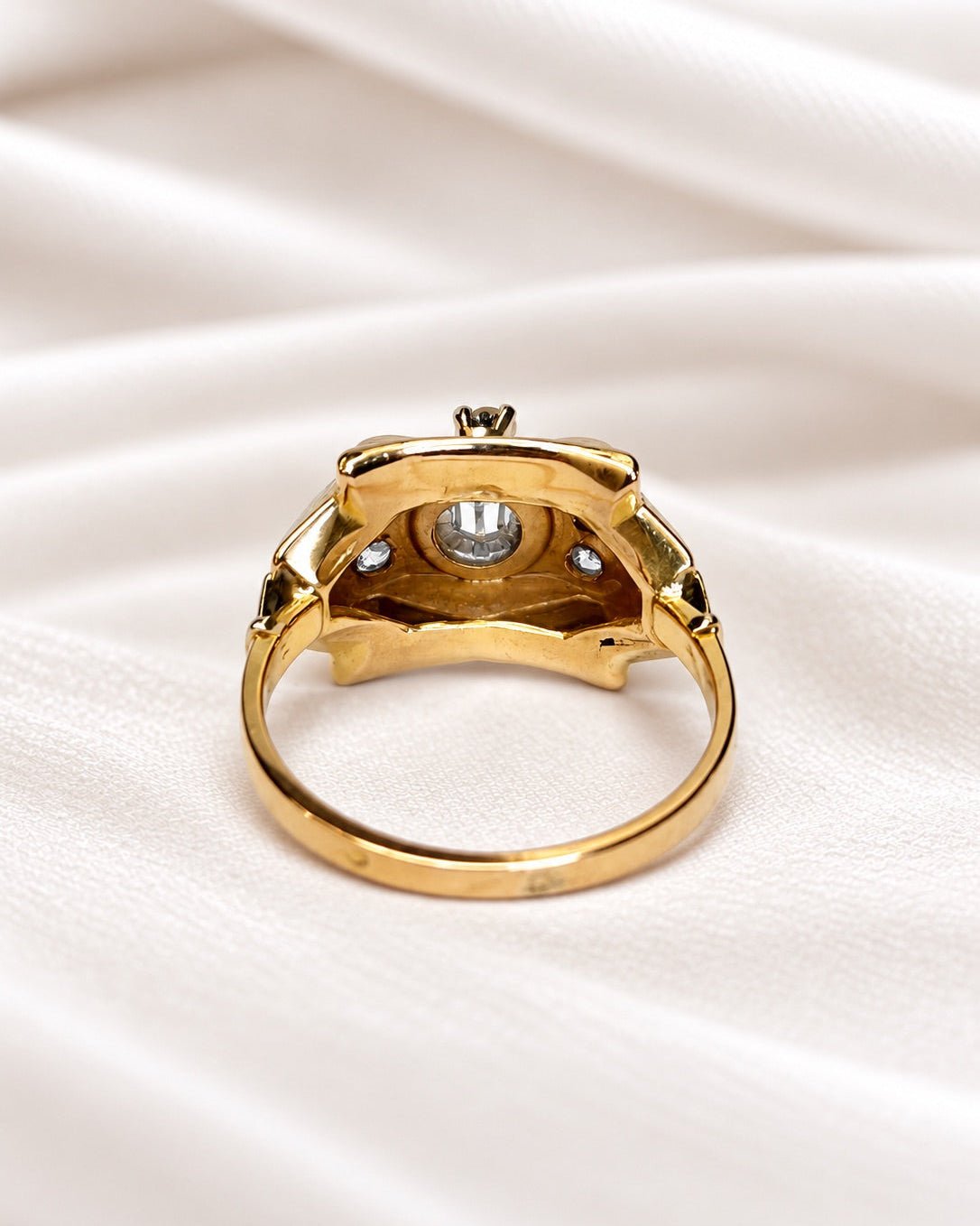 Bague Tank Diamants 0.57 carat "Sabine" - Elliade Paris