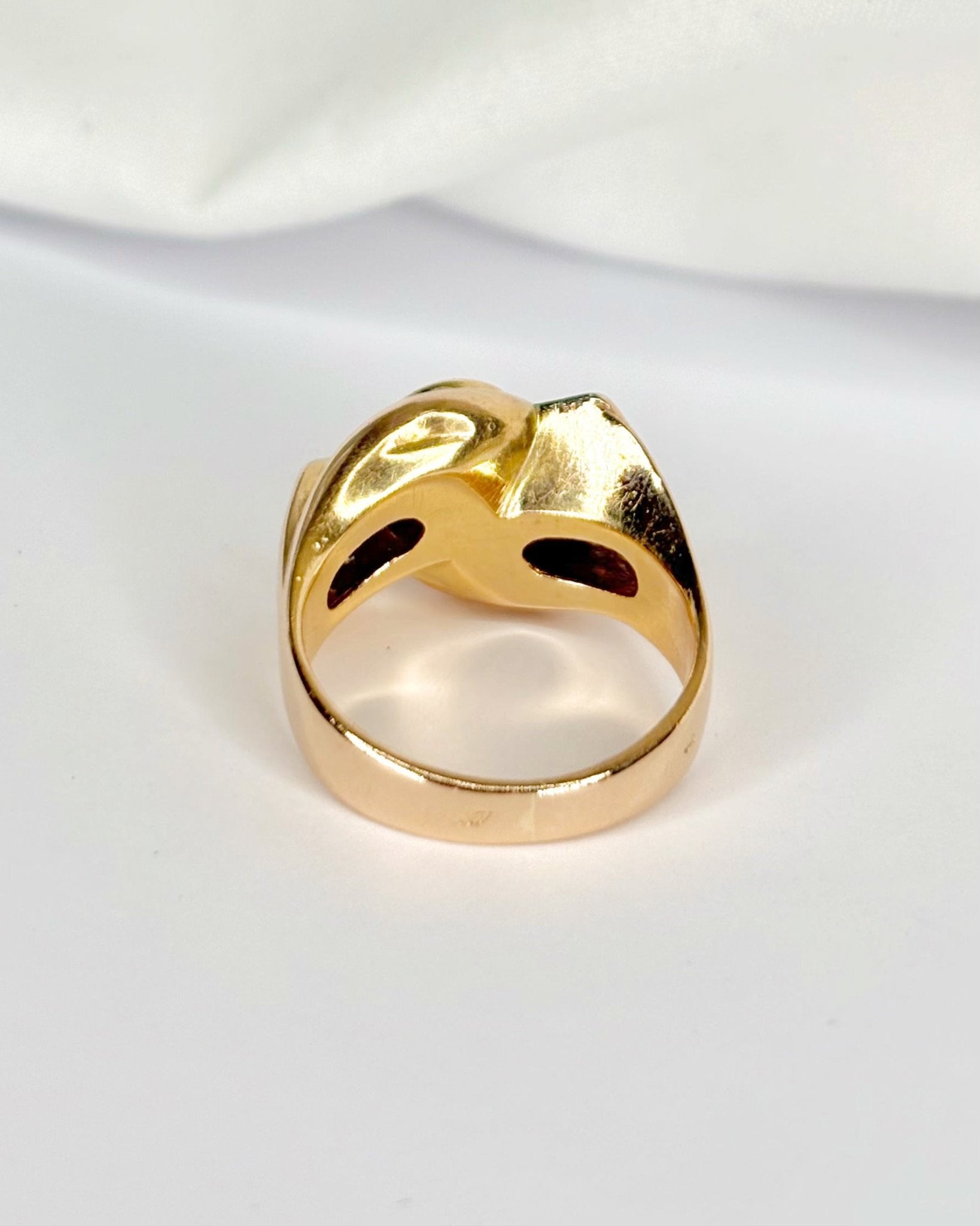 Bague Tank Diamants 0.62 carat "Zian" 6,16g - Elliade Paris