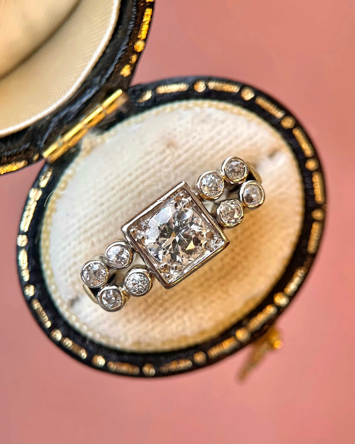 Bague Tank Diamants 1 carat F/SI2 "Hervé" - Elliade Paris