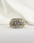 Bague Tank Diamants 1.12 carat & Or 6,6g "Daria" - Elliade Paris