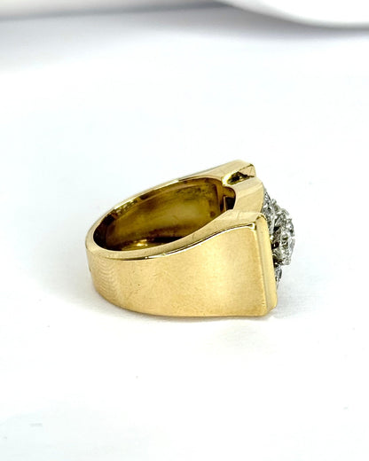 Bague Tank Diamants 1.40 carat "Rémi" - Elliade Paris