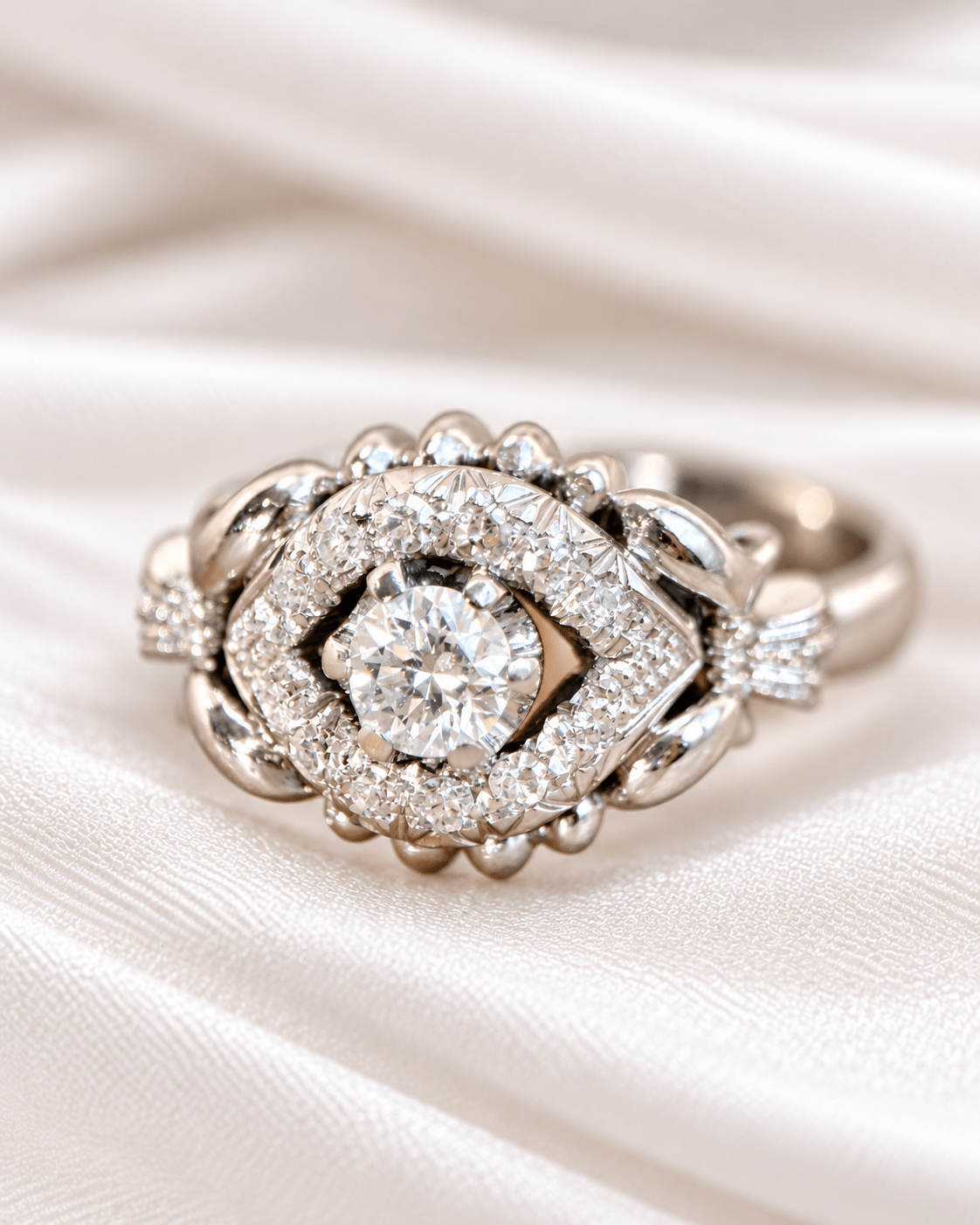 Bague Tank Diamants 5.84g "Sidoine" - Elliade Paris