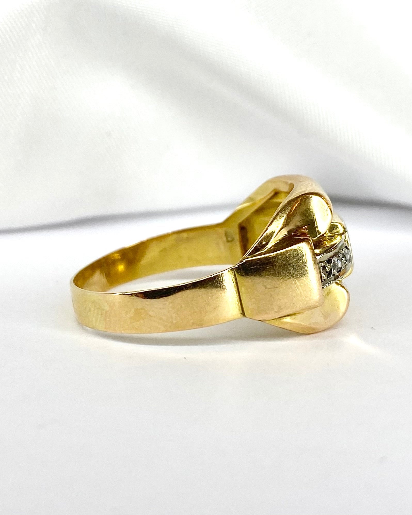 Bague Tank Diamants "Sofia" - Elliade Paris