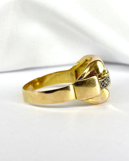 Bague Tank Diamants "Sofia" - Elliade Paris