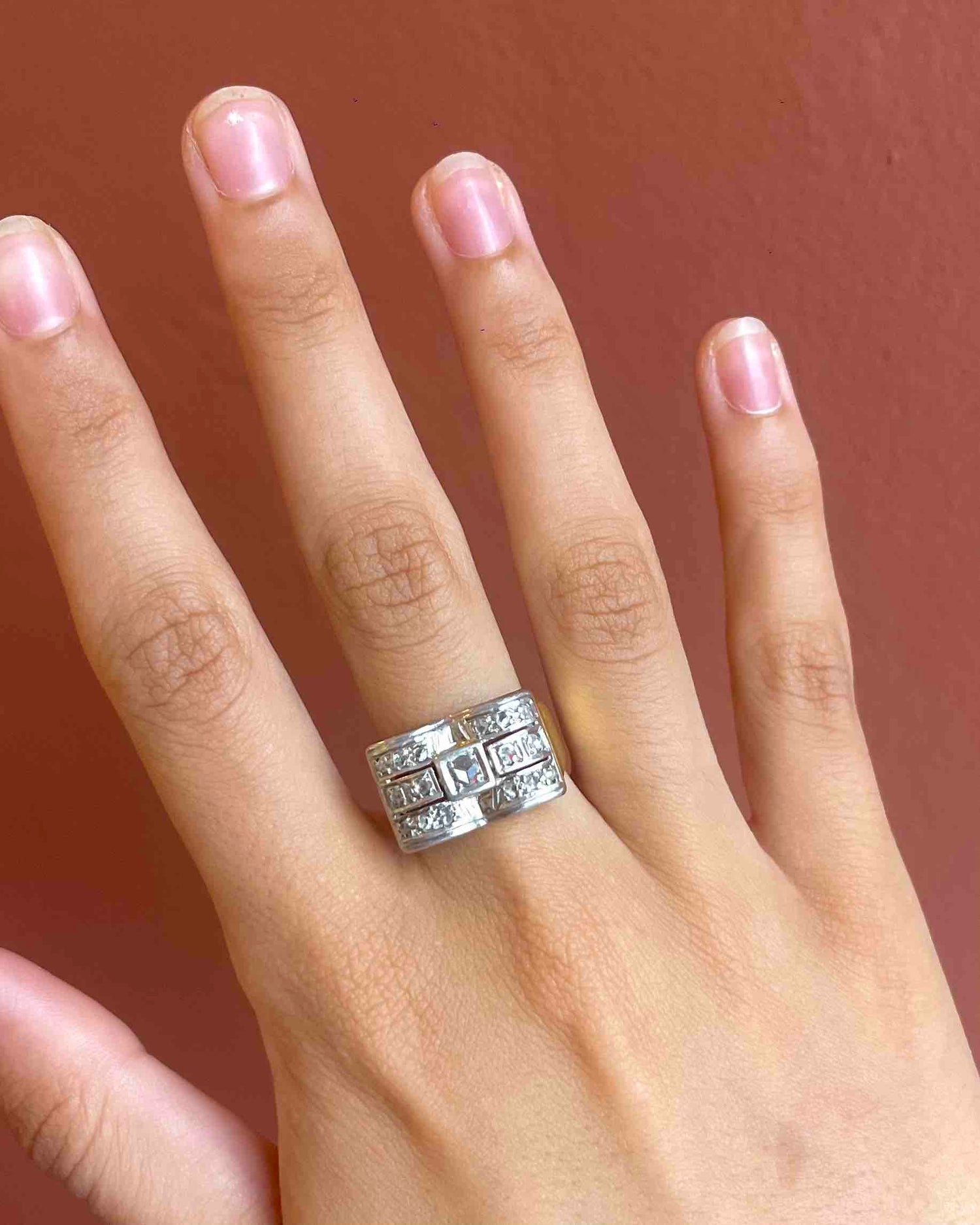 Bague Tank Diamants d&