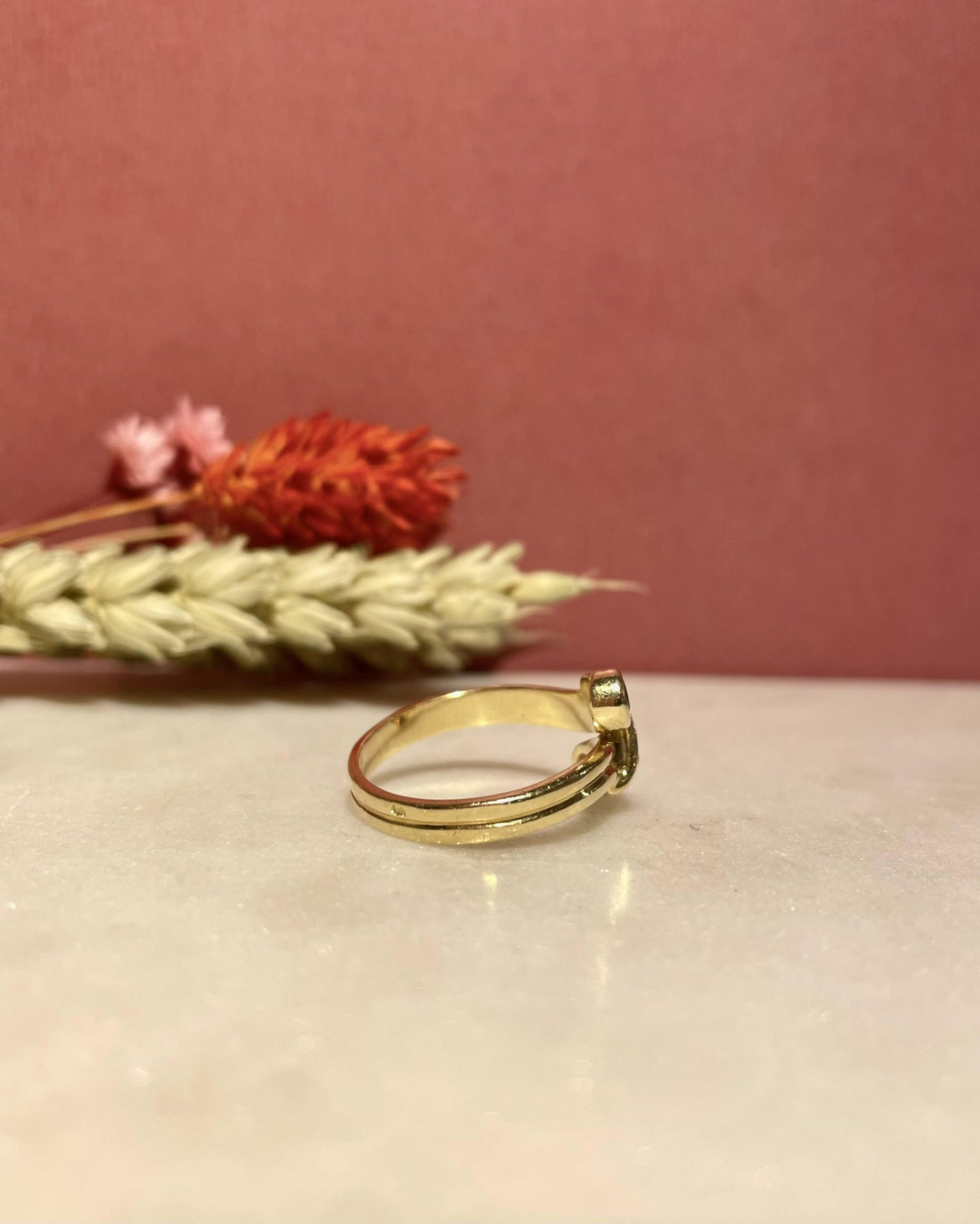 Bague Toi &amp; Moi Emeraude et Diamants &quot;Tatyana&quot;