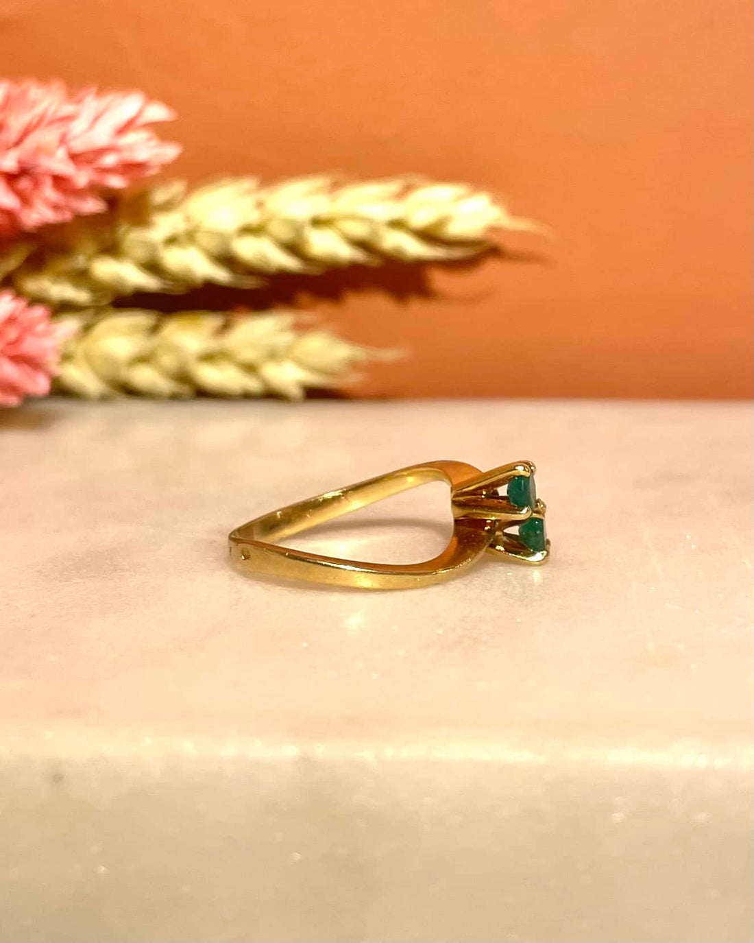 Bague Toi &amp; Moi Emeraudes &quot;Ganaelle&quot;