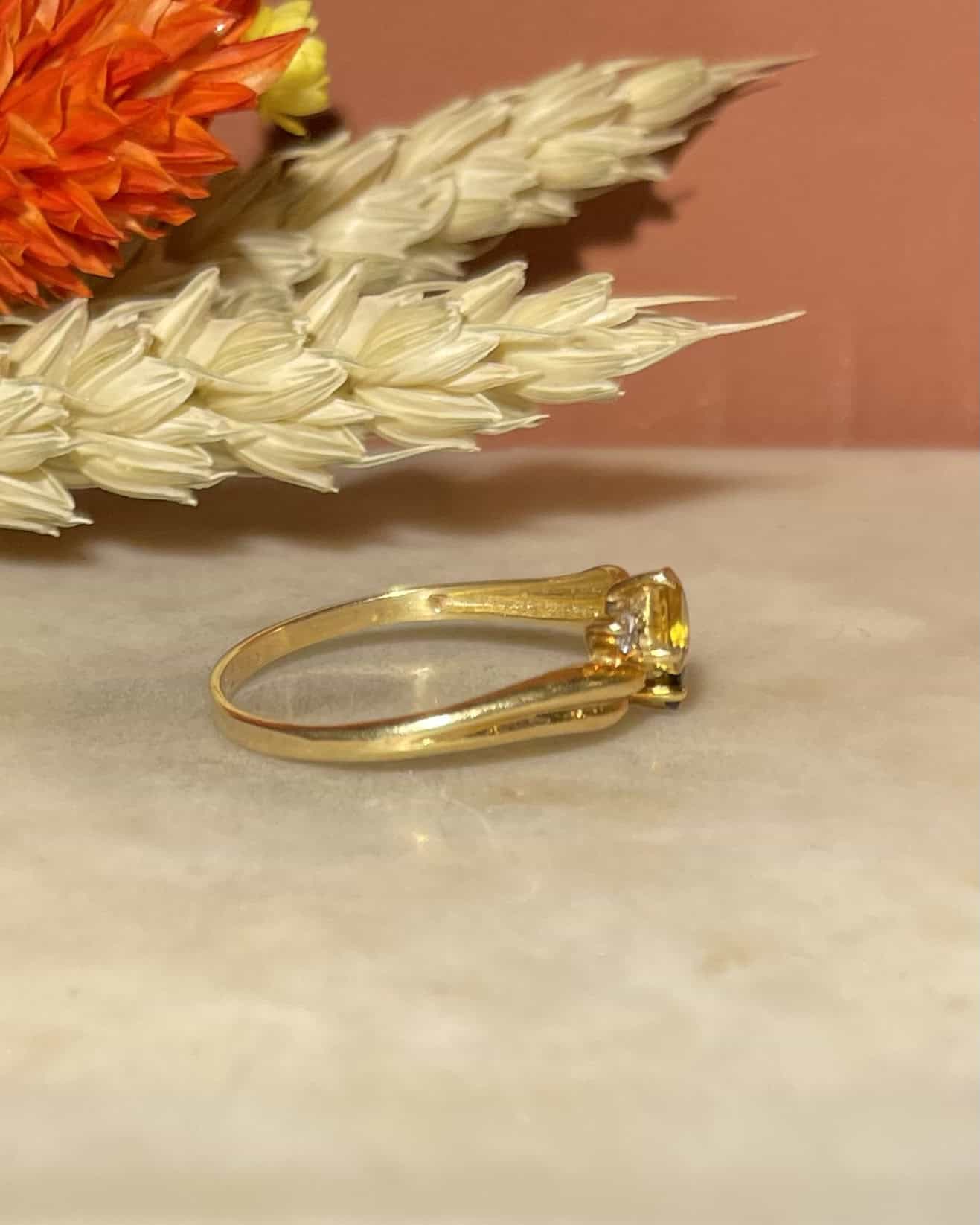 Bague Toi et Moi Saphirs &amp; Diamants "Eliodora" - Elliade Paris