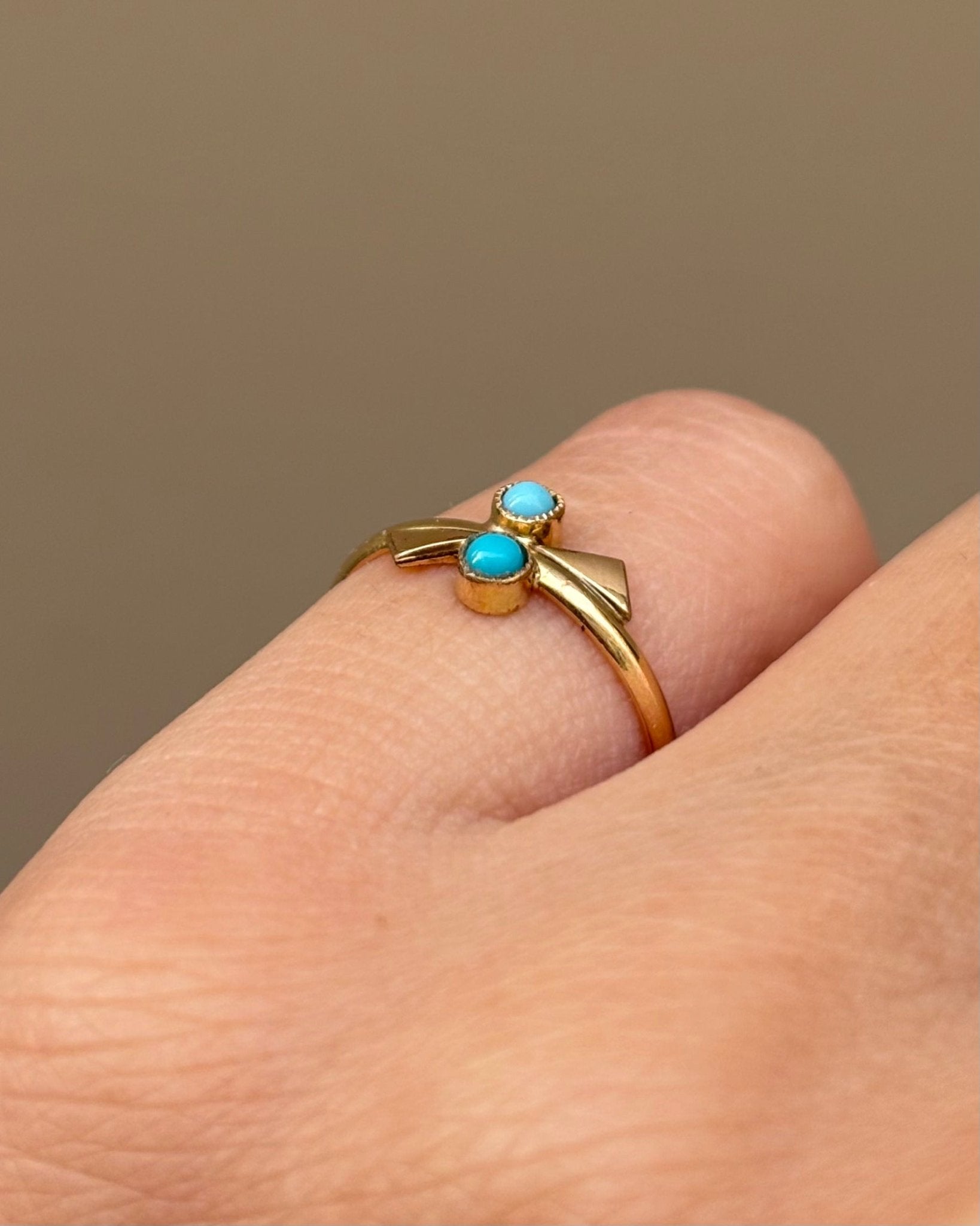 Bague Toi et Moi Turquoises “Lilia” - Elliade Paris