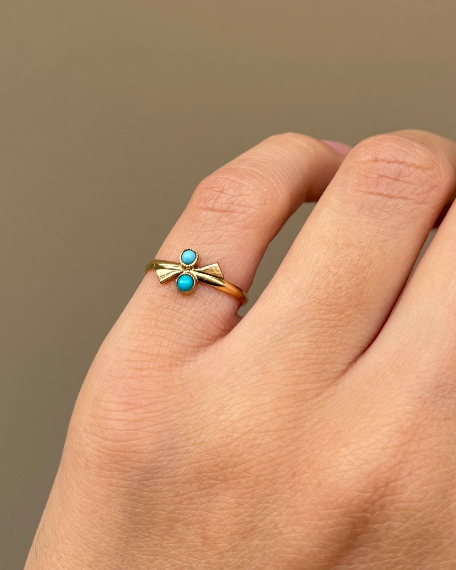 Bague Toi et Moi Turquoises “Lilia” - Elliade Paris