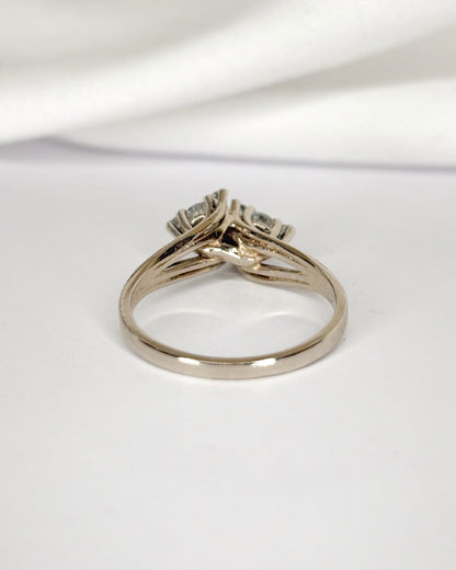 Bague Toi &amp; Moi Diamants 0.66 carat "Alessia" - Elliade Paris
