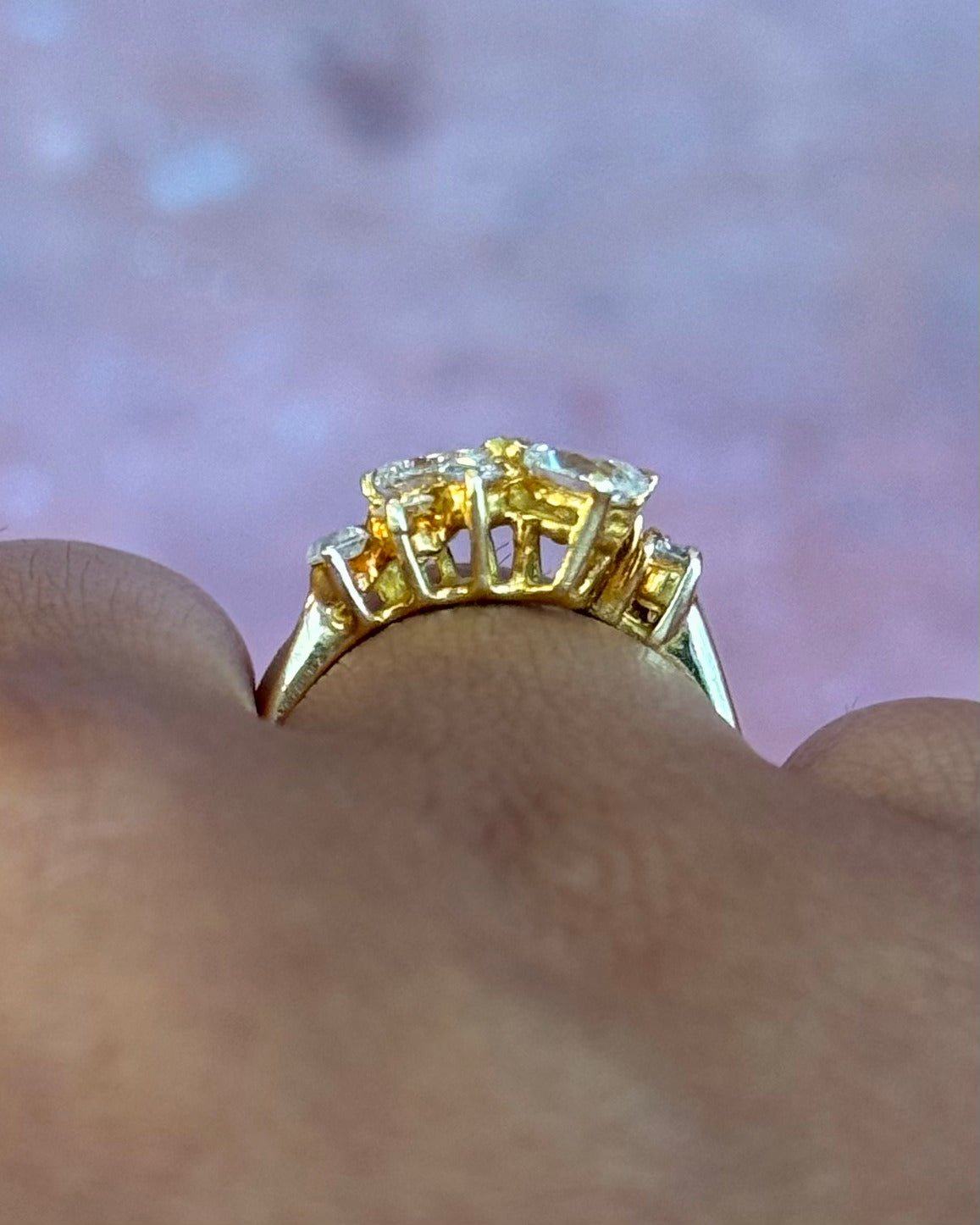 Bague Toi &amp; Moi Diamants 0.90 carat "Alice" - Elliade Paris