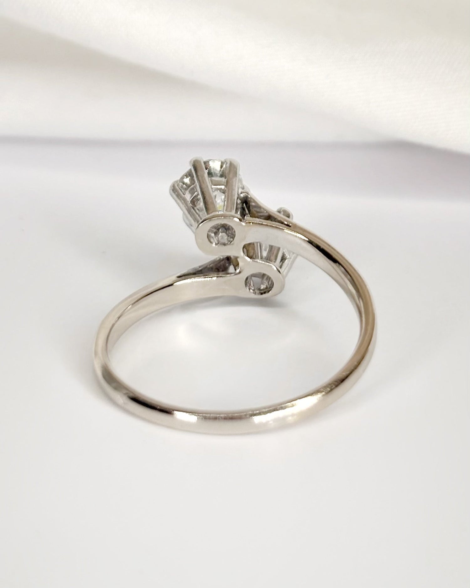 Bague Toi &amp; Moi Diamants 1.16 carat "Livia" - Elliade Paris