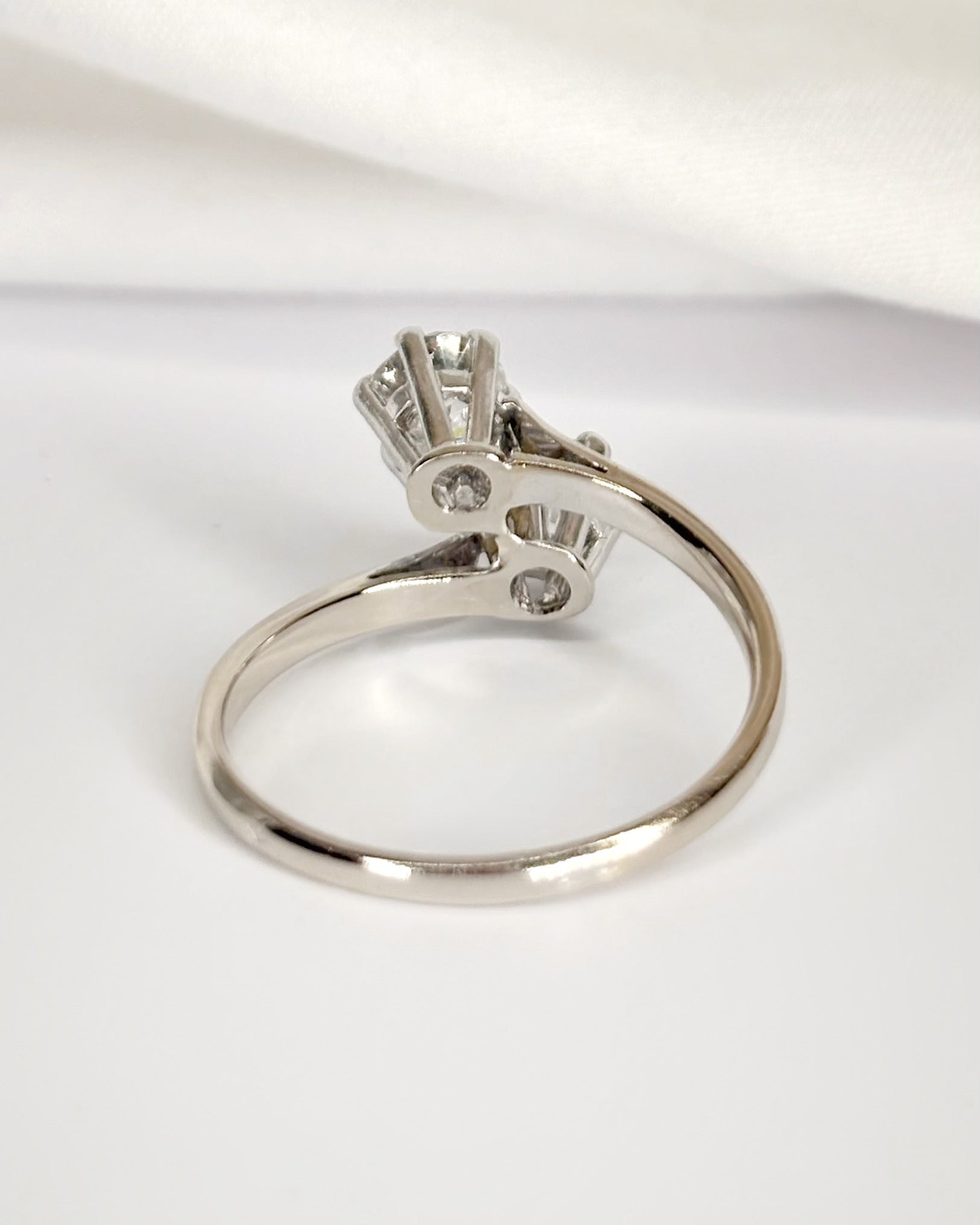 Bague Toi &amp; Moi Diamants 1.16 carat "Livia" - Elliade Paris