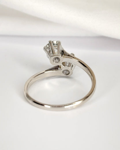 Bague Toi &amp; Moi Diamants 1.16 carat "Livia" - Elliade Paris