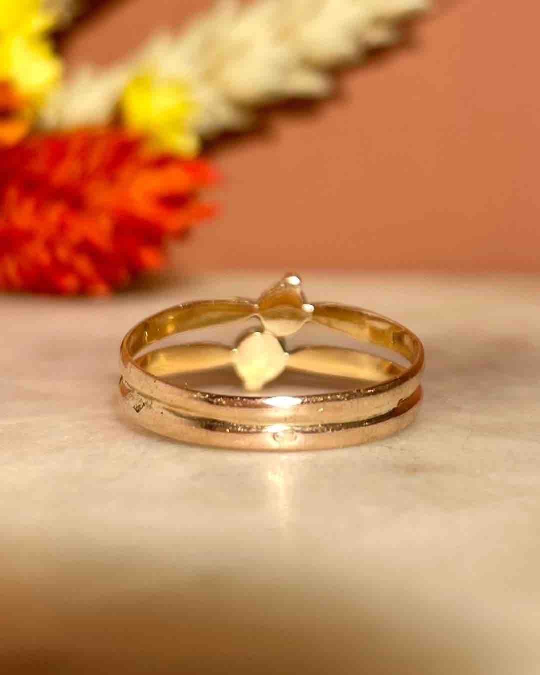 Bague Toi &amp; Moi Perles"Leanon" - Elliade Paris