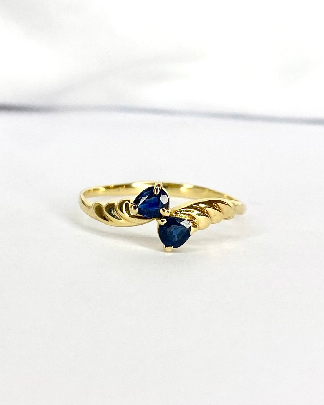 Bague Toi &amp; Moi Saphir "Florianne" - Elliade Paris