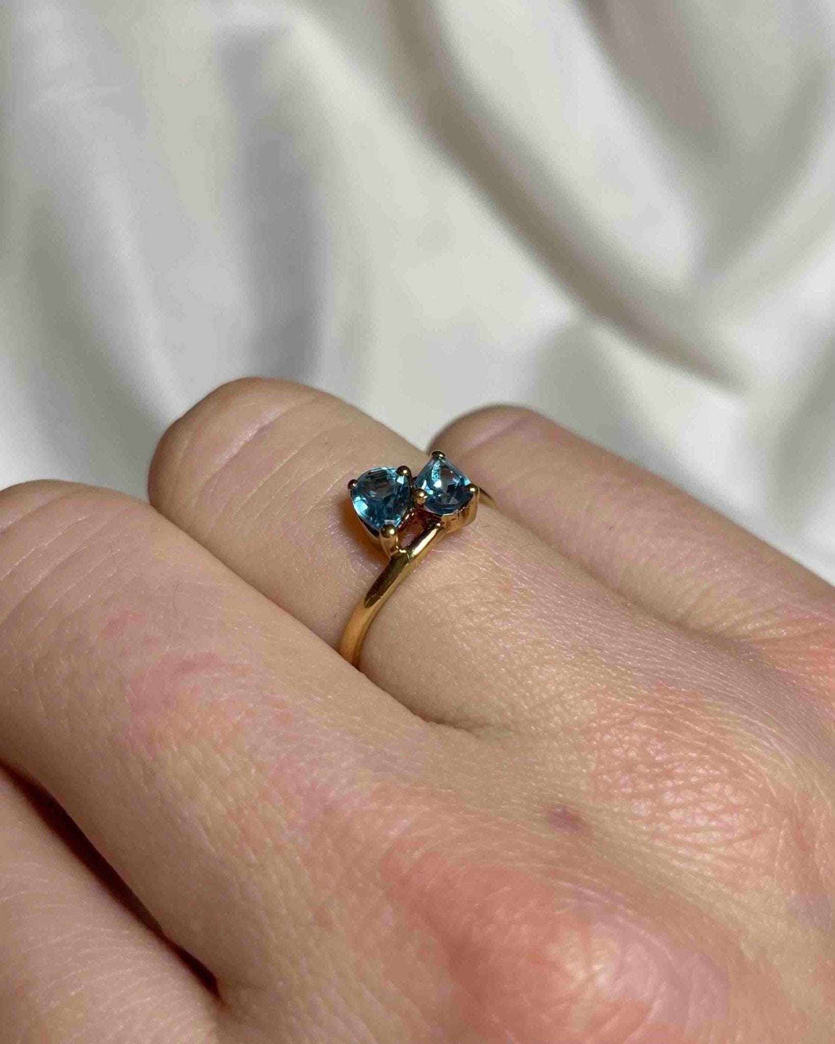 Bague Toi &amp; Moi Topazes "Joséphine" - Elliade Paris