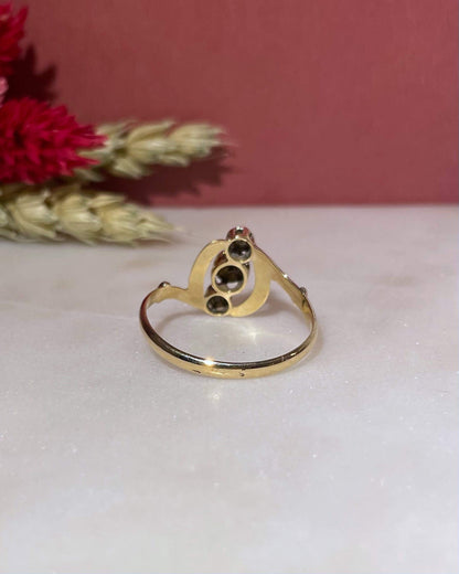 Bague Vintage Art-Déco Diamant &quot;Donna&quot;
