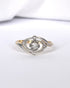 Bague Tourbillon Art Déco Diamants "Armande" - Elliade Paris