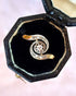 Bague Tourbillon Art Nouveau Diamants "Maïwen" - Elliade Paris