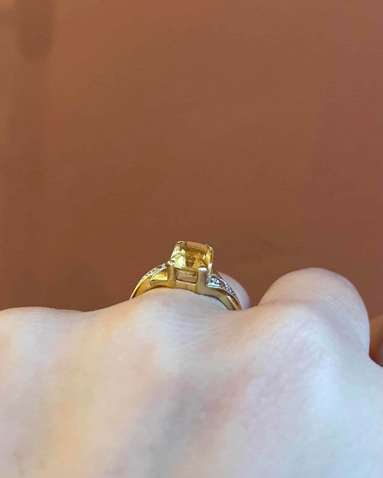 Bague Tourbillon Citrine 1.35 carat &quot;Lenore&quot;
