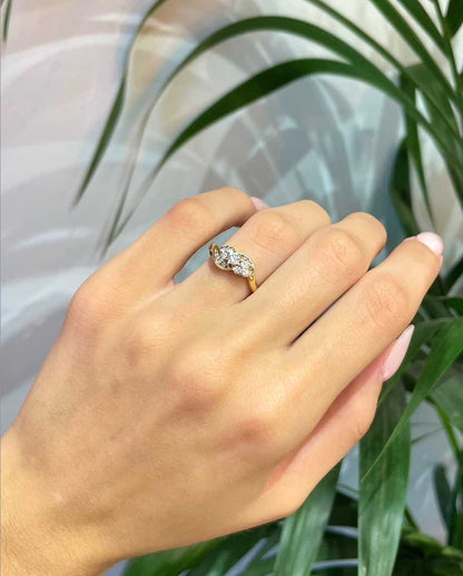 Bague Tourbillon de 15 Diamants &quot;Phoebe&quot; - Elliade Paris