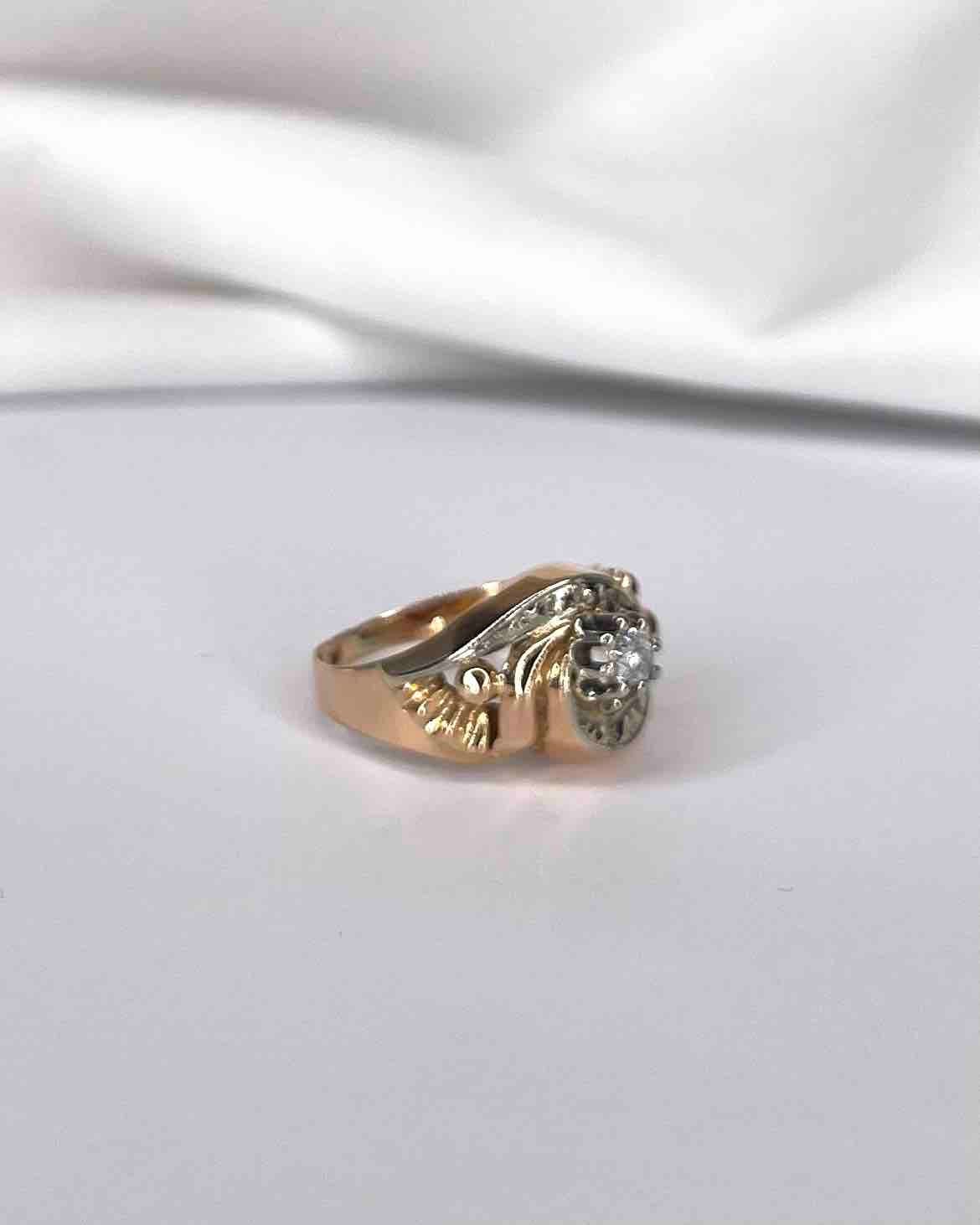 Bague Tourbillon Diamant &quot;Louise&quot; - Elliade Paris