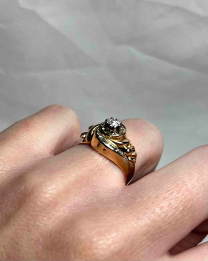 Bague Tourbillon Diamant &quot;Louise&quot; - Elliade Paris