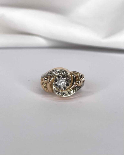 Bague Tourbillon Diamant &quot;Louise&quot; - Elliade Paris