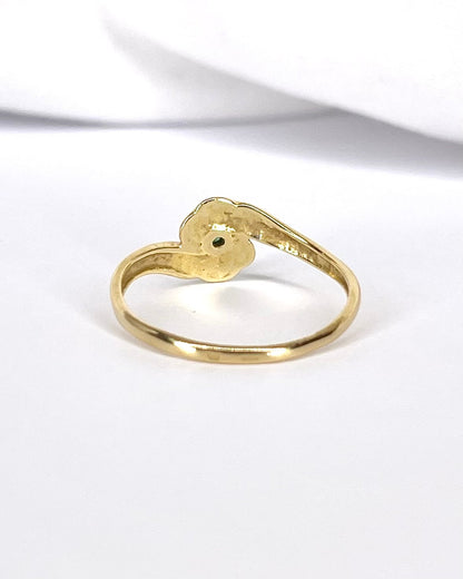 Bague Tourbillon Émeraude "Iseult" - Elliade Paris