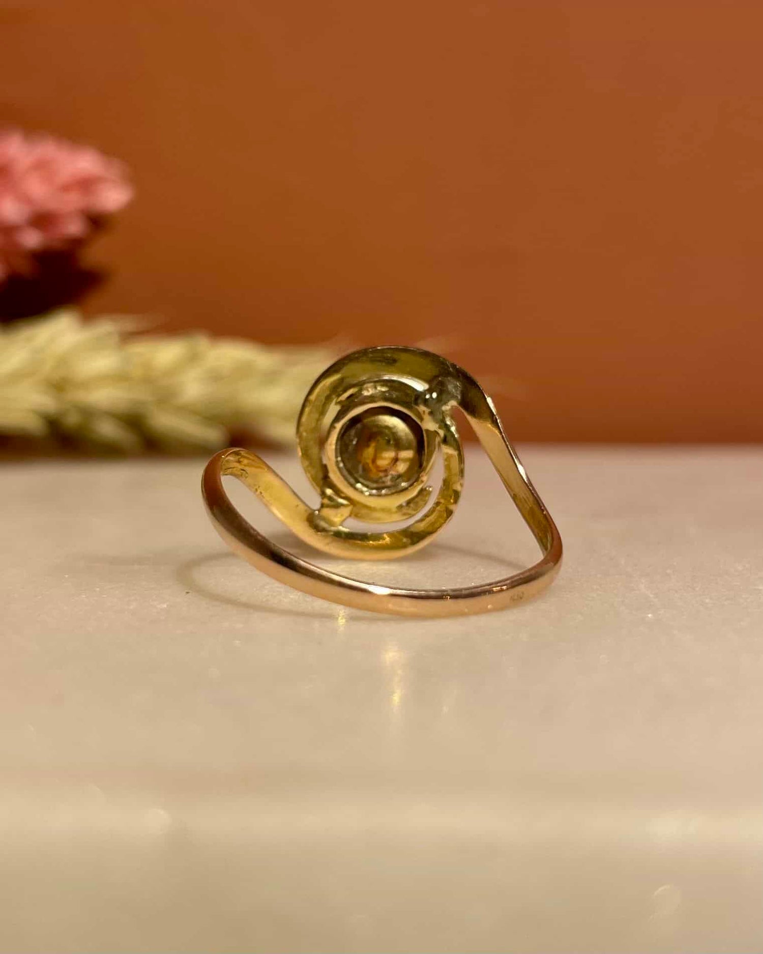 Bague Tourbillon Grenat 0.60 carat &quot;Linoa&quot; - Elliade Paris