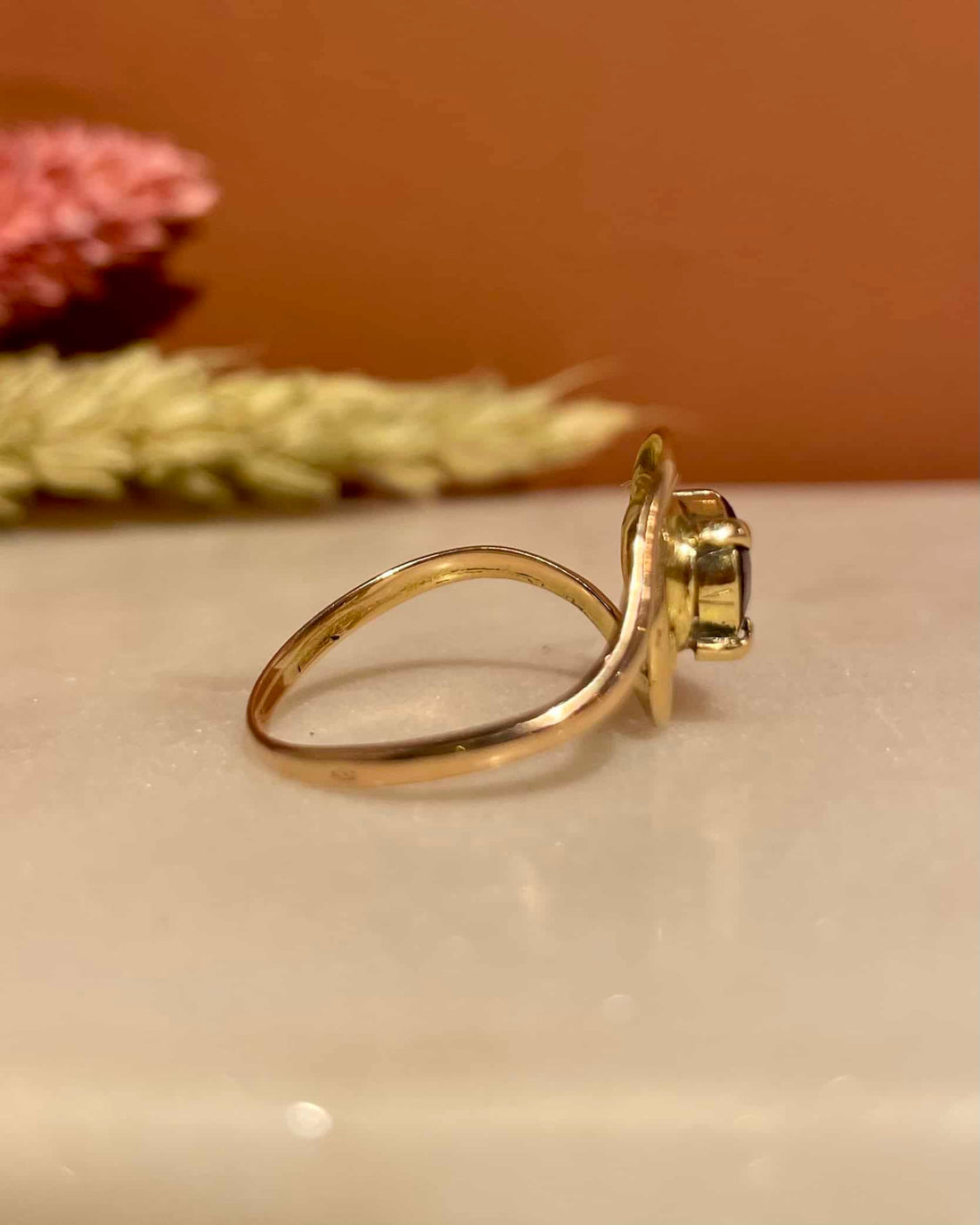 Bague Tourbillon Grenat 0.60 carat &quot;Linoa&quot;