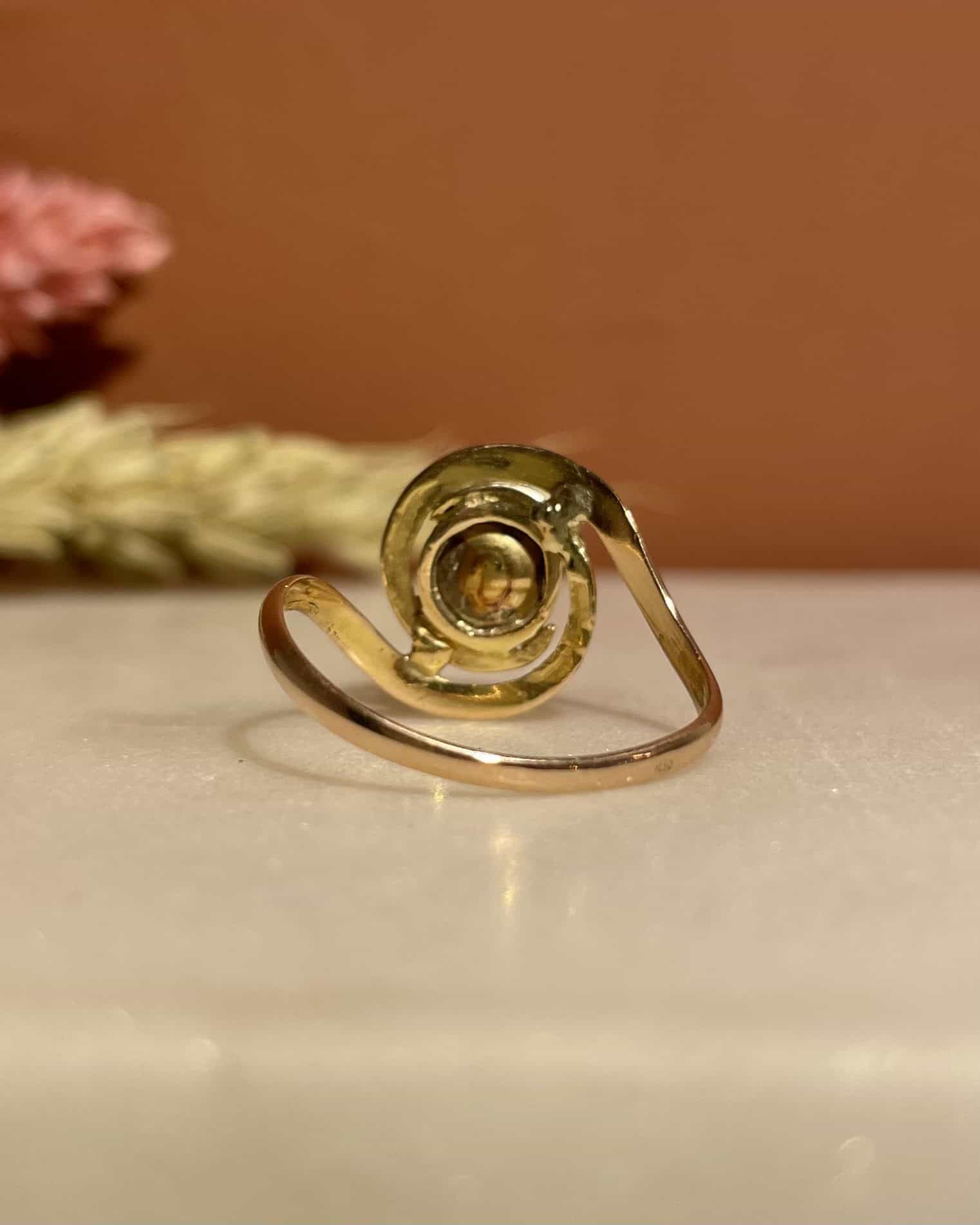 Bague Tourbillon Grenat 0.60 carat "Linoa" - Elliade Paris