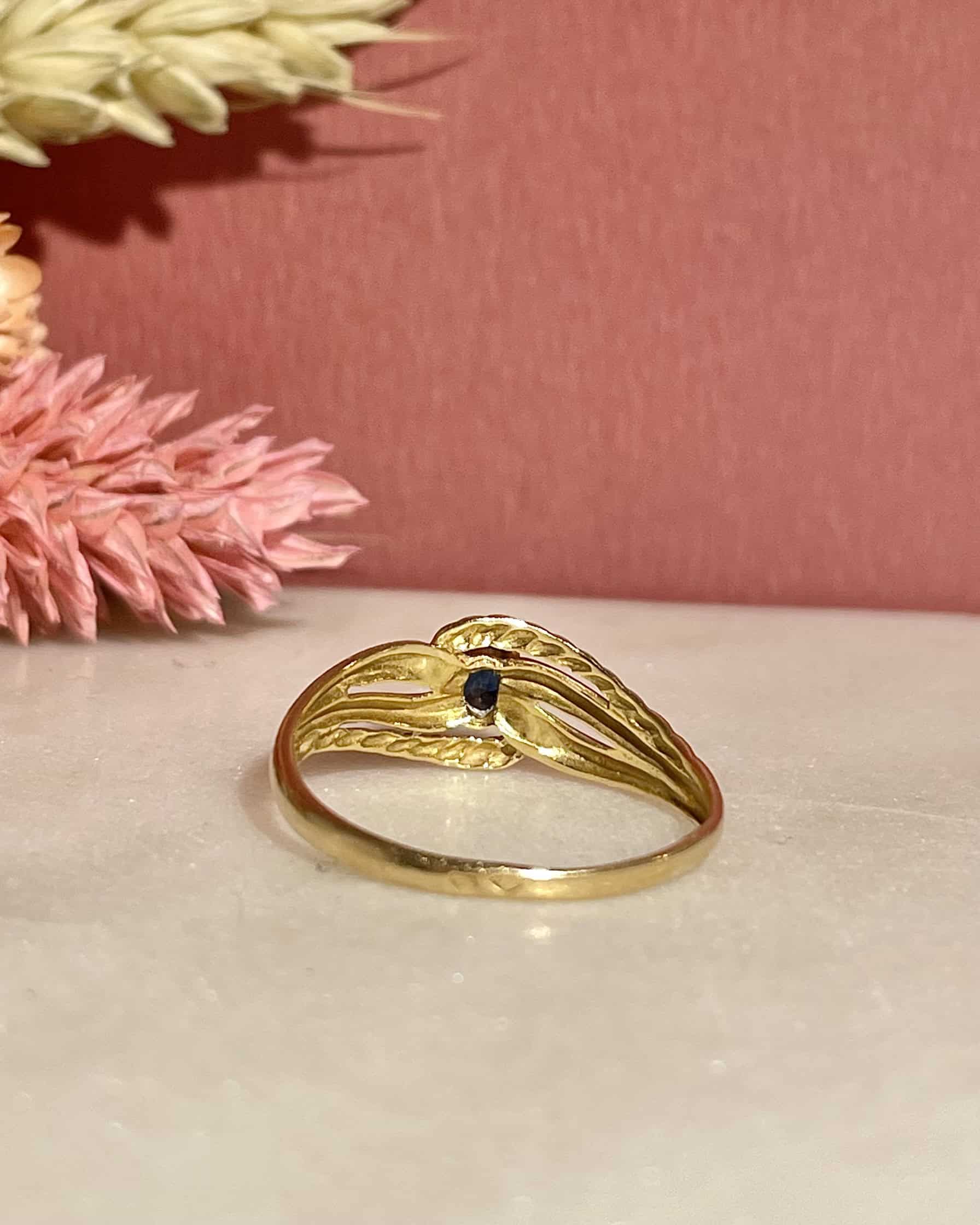 Bague Tourbillon Saphir &quot;Hazel&quot;