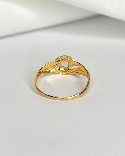 Bague Tourbillon Topaze 0.50 carat “Aynah” - Elliade Paris