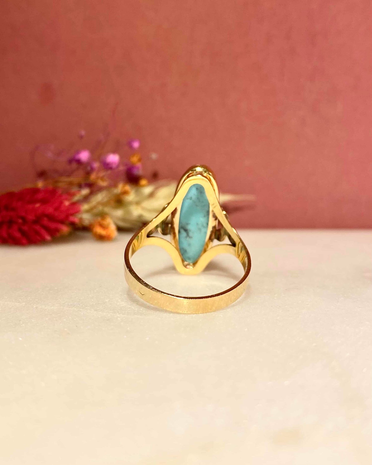 Bague Cocktail Turquoise 4.30 carats &quot;Noor&quot;
