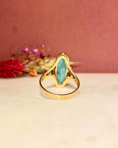 Bague Cocktail Turquoise 4.30 carats &quot;Noor&quot;