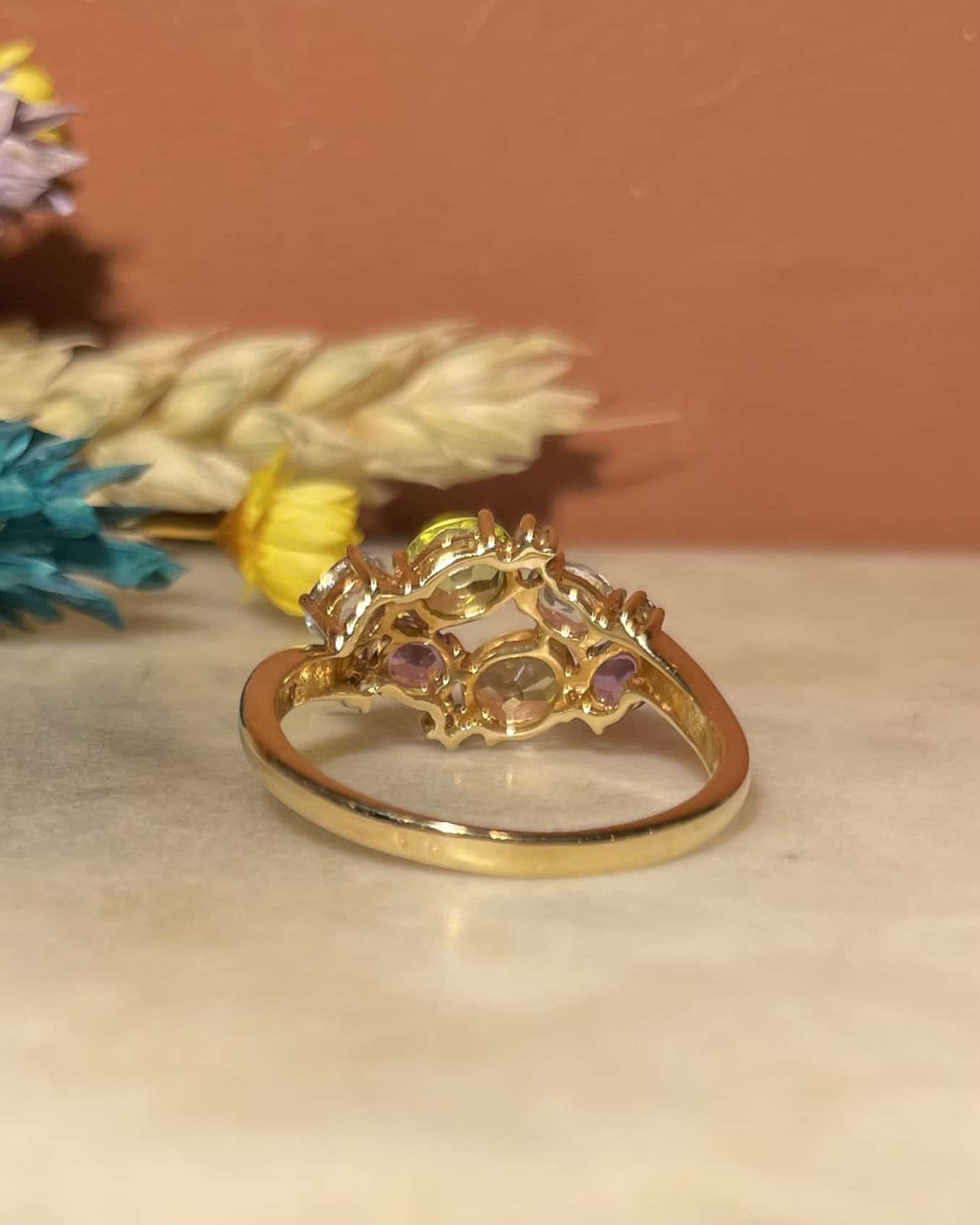 Tutti Frutti &amp;amp; Diamond Ring &quot;Joséphine&quot;