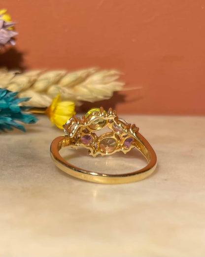 Tutti Frutti &amp;amp; Diamond Ring &quot;Joséphine&quot;