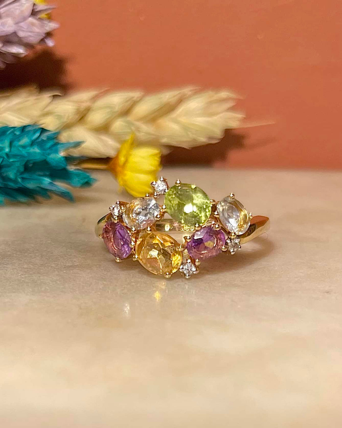 Bague Tutti Frutti &amp; Diamants &quot;Joséphine&quot;