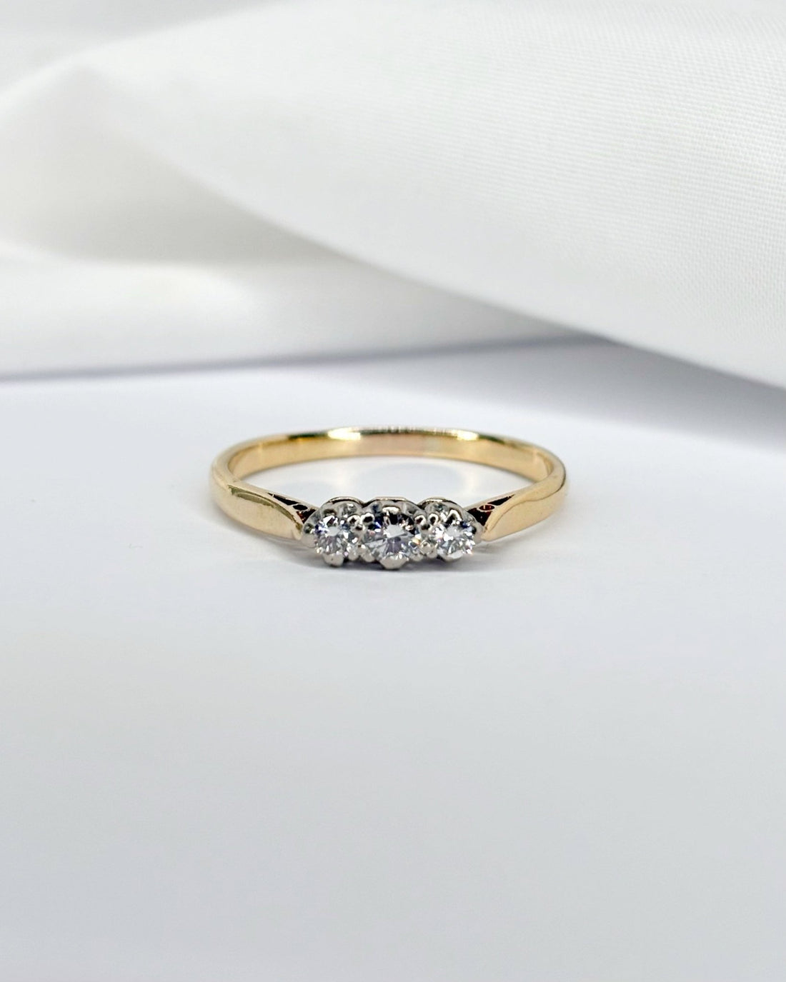 Bague Trilogie 3 Diamants &quot;Enoha&quot; - Elliade Paris