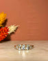 Bague Trilogie Aigues - marines & Diamants "Saylor" - Elliade Paris