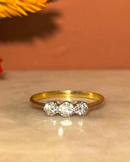 Bague Trilogie Diamants 0.55 carat &quot;Theresa&quot;