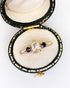 Bague Trilogie Diamant 0.85 carat & Saphirs "Lévia" - Elliade Paris