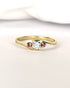 Bague Trilogie Diamant & Rubis "Roxane" - Elliade Paris